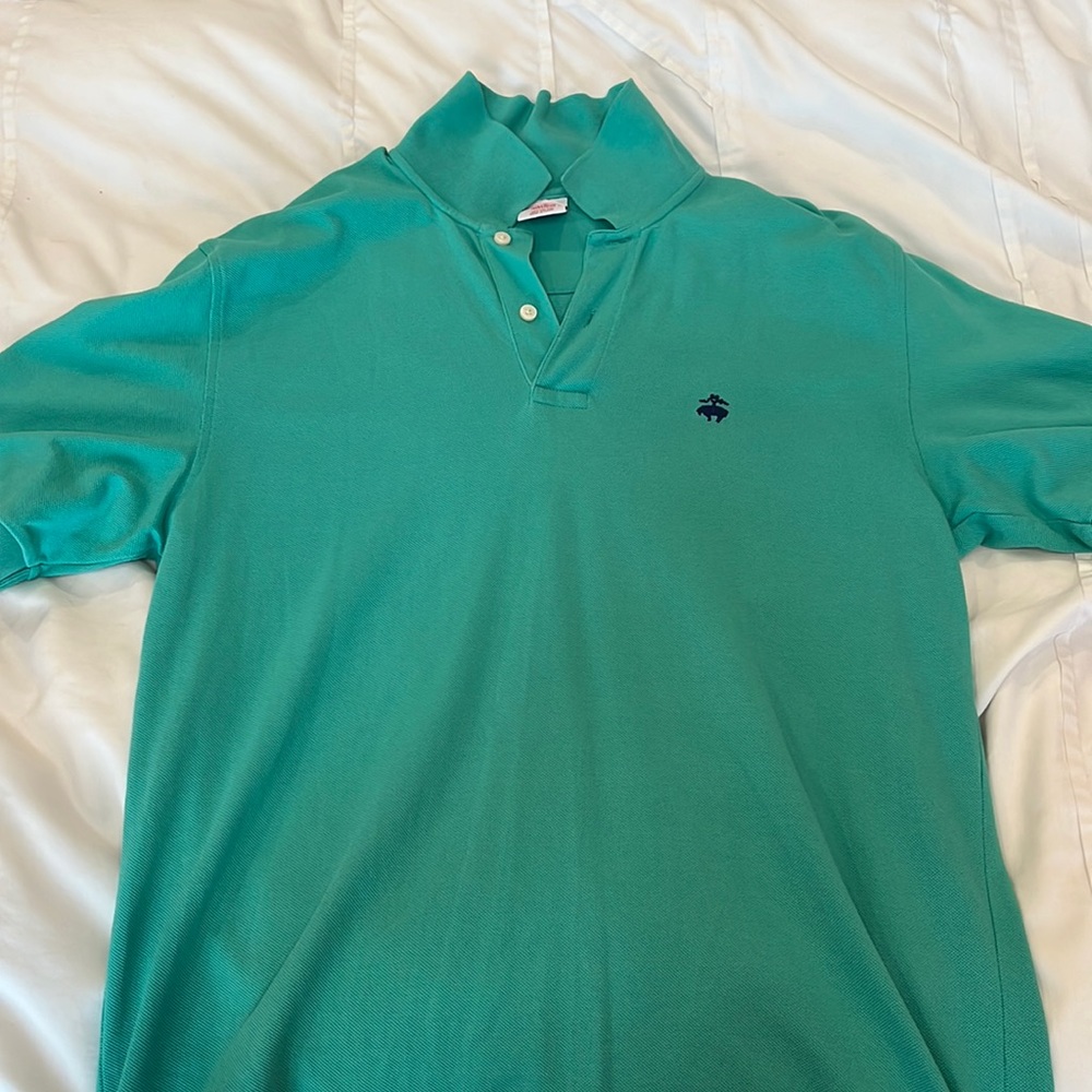Men’s brooks brothers polo. Size medium. Light green